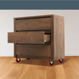 4x 4 inch Heavy Duty 2x Fixed + 2x Swivel Casters Load 520kg Lockable Castor Caster Wheels Swivel Casters with Brakes