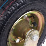 4x 8 Inch Castor Caster 2x swivel 2x fixed Pneumatic Tyres Wheels  Trolley Cart Wheelbarrow - 45-Degree Angle