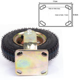 4x 8 Inch Castor Caster 2x swivel 2x fixed Pneumatic Tyres Wheels  Trolley Cart Wheelbarrow