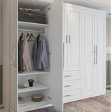 Gold Solid Modern Design Furniture Kitchen Cabinet Handles Drawer Bar Handle Pull Knob - 45-Degree Angle