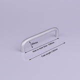 Aluminium Kitchen Cabinet Handles Drawer Bar Handle Pull 128mm - Top-Down View