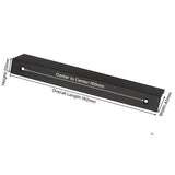 Aluminum Kitchen Cabinet Bar Handles  Drawer Handle Pull black hole to hole 160mm - Front View