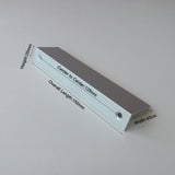 Aluminum Kitchen Cabinet Bar Handles Drawer Handle Pull white hole to hole 128mm