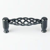 Iron-nickel alloy Kitchen Door Cabinet Drawer Handle Pulls 96mm - Side View