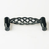 Iron-nickel alloy Kitchen Door Cabinet Drawer Handle Pulls 96mm - Top-Down View