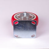 5 inch Industrial  Caster Wheels Fixed Casters Castor Wheels Cart Furniture Workbench - Front View