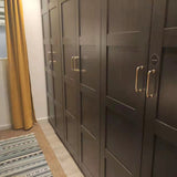 192mm Polished gold Furniture Kitchen Bathroom Cabinet Handles Drawer Bar Handle Pull Knob - Top-Down View