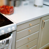 192mm Polished gold Furniture Kitchen Bathroom Cabinet Handles Drawer Bar Handle Pull Knob - Rear View