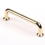 96mm Polished gold Furniture Kitchen Bathroom Cabinet Handles Drawer Bar Handle Pull Knob