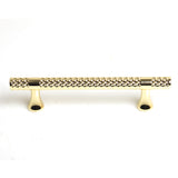 Gold Solid Zinc Kitchen Cabinet Handles Drawer Bar Handle Pull 96mm - Side View