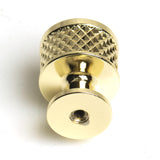 Gold Solid Zinc Kitchen Cabinet Handles Drawer Bar Handle Pull - Front View