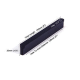 Solid Zinc Furniture Kitchen Bathroom Cabinet Handles Drawer Bar Handle Pull Knob Black 128mm - Front View