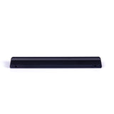 Solid Zinc Furniture Kitchen Bathroom Cabinet Handles Drawer Bar Handle Pull Knob Black 128mm - 45-Degree Angle