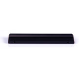 Solid Zinc Furniture Kitchen Bathroom Cabinet Handles Drawer Bar Handle Pull Knob Black 96mm - 45-Degree Angle