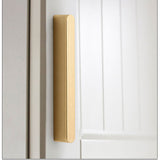 Solid Zinc Furniture Kitchen Bathroom Cabinet Handles Drawer Bar Handle Pull Knob Gold 128mm - Rear View