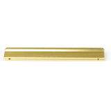 Solid Zinc Furniture Kitchen Bathroom Cabinet Handles Drawer Bar Handle Pull Knob Gold 128mm - Top-Down View