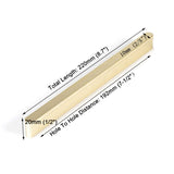 Solid Zinc Furniture Kitchen Bathroom Cabinet Handles Drawer Bar Handle Pull Knob Gold 192mm - 45-Degree Angle