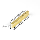 Solid Zinc Furniture Kitchen Bathroom Cabinet Handles Drawer Bar Handle Pull Knob Gold 96mm - 45-Degree Angle