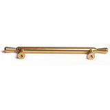 Gold Zinc Kitchen Cabinet Handles Drawer Bar Handle Pull 128mm - Side View