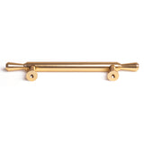Gold Zinc Kitchen Cabinet Handles Drawer Bar Handle Pull 96mm - Side View