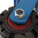 Industrial 500kg 6inch Heavy Duty Machine Solid rubber Caster Swivel Wheel - Close-Up Angle