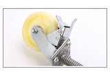 Industrial 150kg 6inch Heavy Duty Scaffold Scaffolding Adjustable Caster Wheel - Close-Up Angle