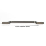 Black Zinc Kitchen Cabinet Handles Drawer Bar Handle Pull 160mm - Side View