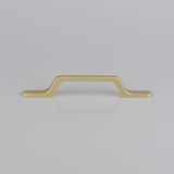 Gold Zinc Kitchen Cabinet Handles Drawer Bar Handle Pull 96mm - Front View