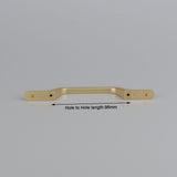 Gold Zinc Kitchen Cabinet Handles Drawer Bar Handle Pull 96mm - Side View