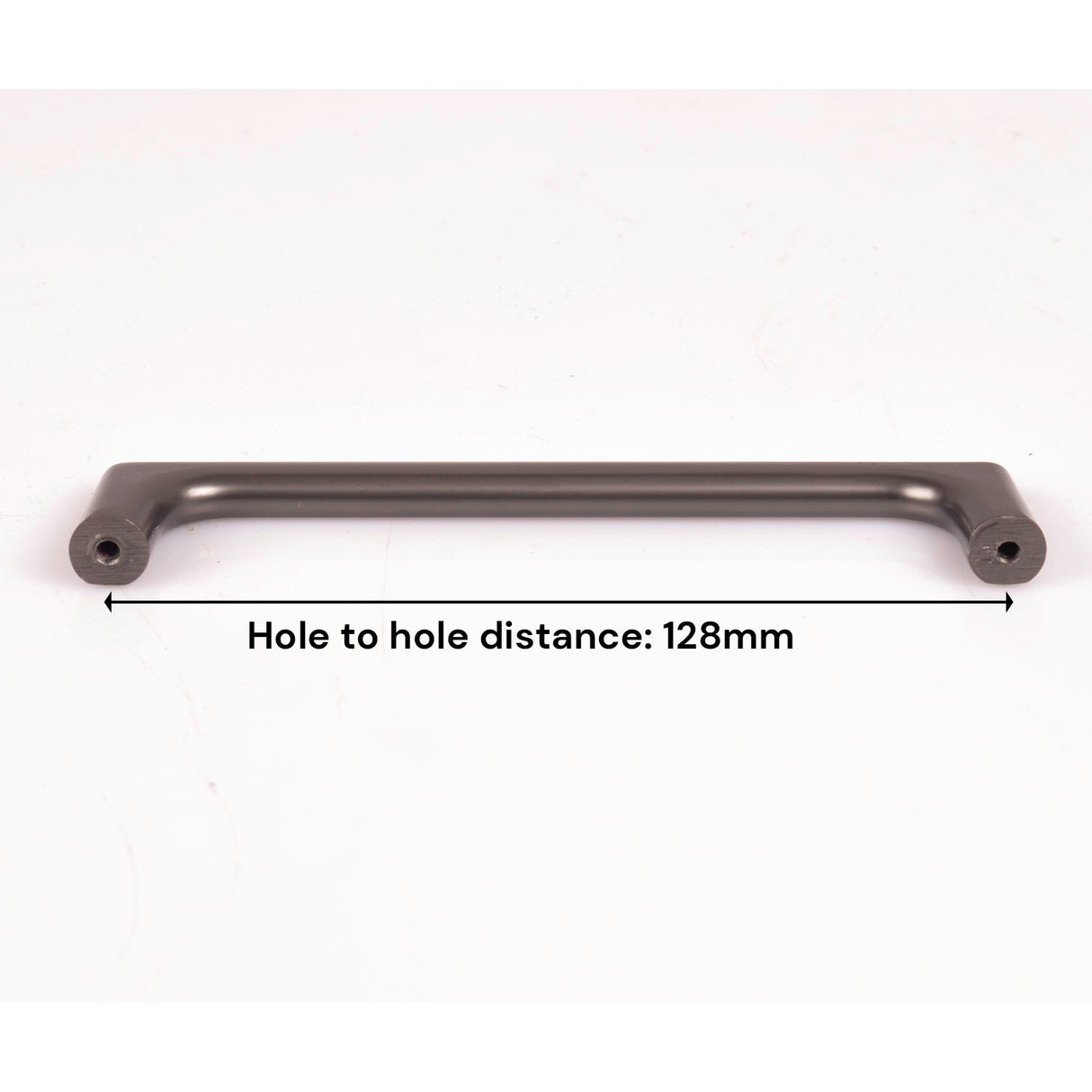 Contemporary 128mm Black Zinc Cabinet Handles for Stylish Kitchen Upgrade