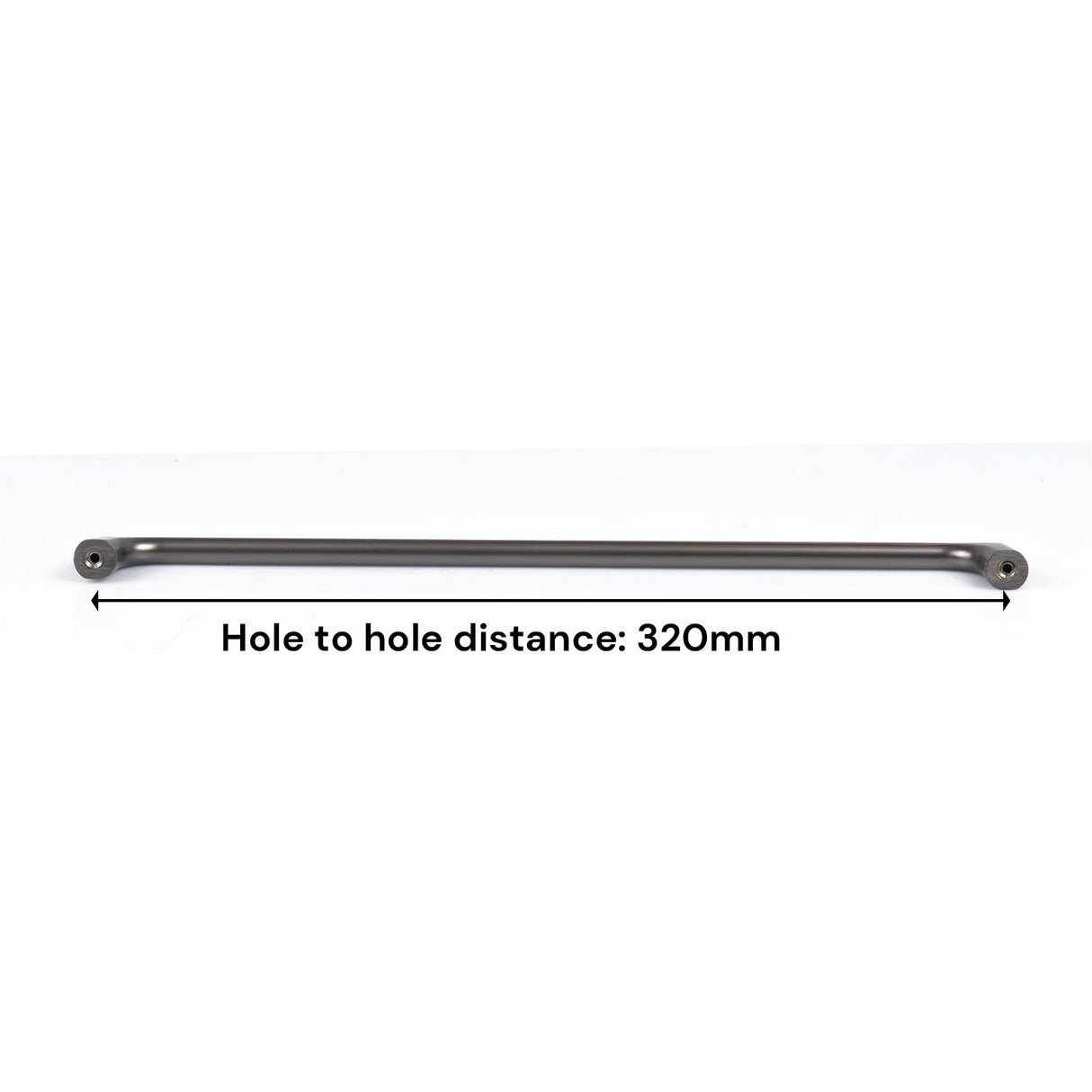 Contemporary 320mm Black Zinc Drawer Pulls for Stylish Kitchen Cabinets