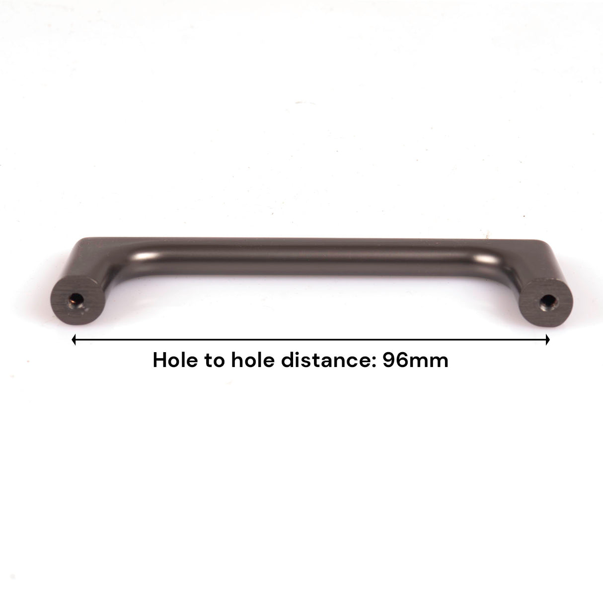 Contemporary Zinc Drawer Handles - 96mm Sleek Cabinet Pulls