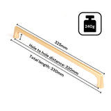 Gold Zinc Kitchen Cabinet Handles Drawer Bar Handle Pull 320mm - Top-Down View