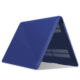 MacBook Air 13 Inch Protective Shell Case with Keyboard Cover - Blue (Models A1932, A2179, A2337) - 45-Degree Angle