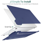 MacBook Air 13 Inch Protective Shell Case with Keyboard Cover - Blue (Models A1932, A2179, A2337) - Extra Image