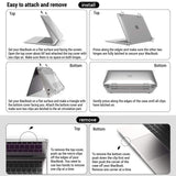 MacBook Air 13-Inch Protective Case with Keyboard Cover - Fits Models A1932, A2179, A2337 (2018-2022)