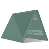 Dark Green Protective Case for MacBook Air 13 Inch (2018-2022) with Keyboard Cover - Fits Models A1932, A2179, A2337 - 45-Degree Angle
