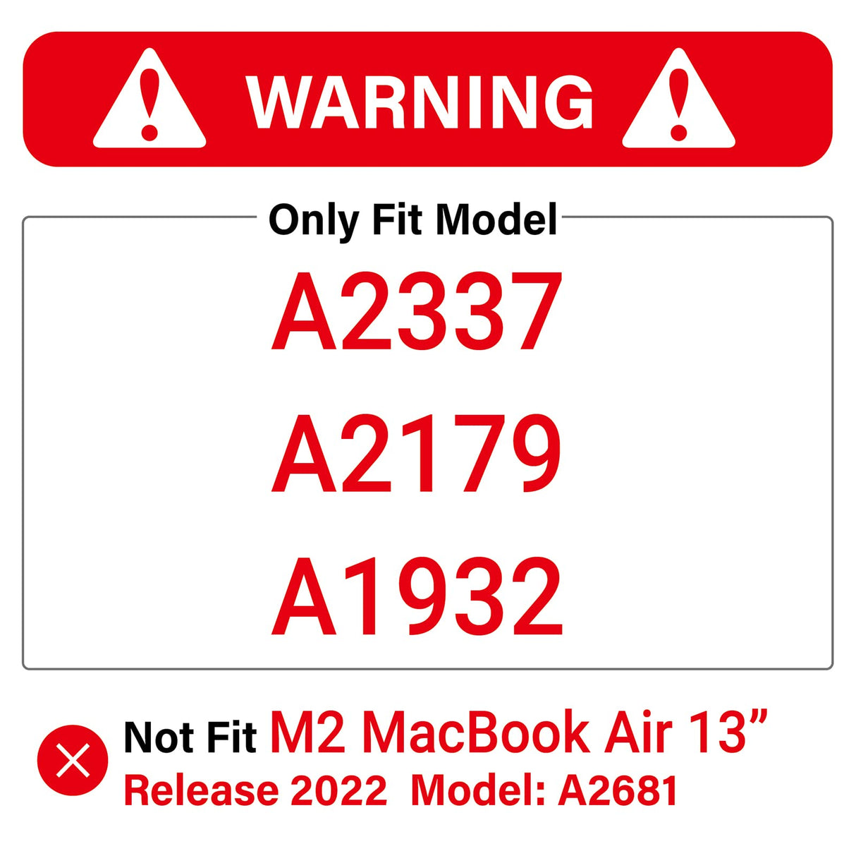 MacBook Air 13 Inch Protective Shell Case with Keyboard Cover - Green, Fits Models A1932, A2179, A2337 (2018-2020)