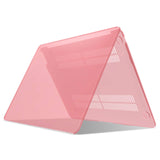 Pink Shell Case and Keyboard Cover for MacBook Air 13 Inch (2018-2022) - Model A1932, A2179, A2337 Compatible - 45-Degree Angle