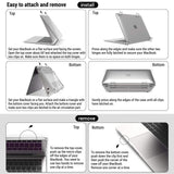 Wine Red Shell Case with Keyboard Cover for MacBook Air 13 (2018-2022) - Models A1932, A2179, A2337 - Extra Image