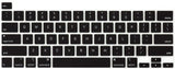 Matte Hard Shell Case and Keyboard Cover for MacBook Pro 16 Inch A2141 (2020 Release) with Touch Bar - Clear Design - Top-Down View