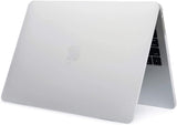 Matte Hard Shell Case with Keyboard Cover for MacBook Pro 16 inch 2020 A2141 - Clear Touch Bar Design - Side View