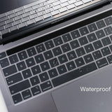 Keyboard Cover Skin For MacBook Pro 13 Pro 16 A2338 A2289 A2251 A2141 M1 M2 2020 to 2023 Clear - 45-Degree Angle
