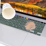 Keyboard Cover Skin For MacBook Pro 13 Pro 16 A2338 A2289 A2251 A2141 M1 M2 2020 to 2023 Dgreen - 45-Degree Angle