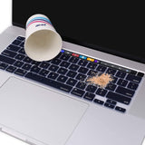 Keyboard Cover Skin For MacBook Pro 13 Pro 16 A2338 A2289 A2251 A2141 M1 M2 2020 to 2023 Navy Blue - 45-Degree Angle