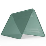 Midnight Green Hardshell MacBook Pro Case with Keyboard Cover for 13 M1 M2 Models (2016-2023) A2338 A2289 A2251 A2159 - 45-Degree Angle