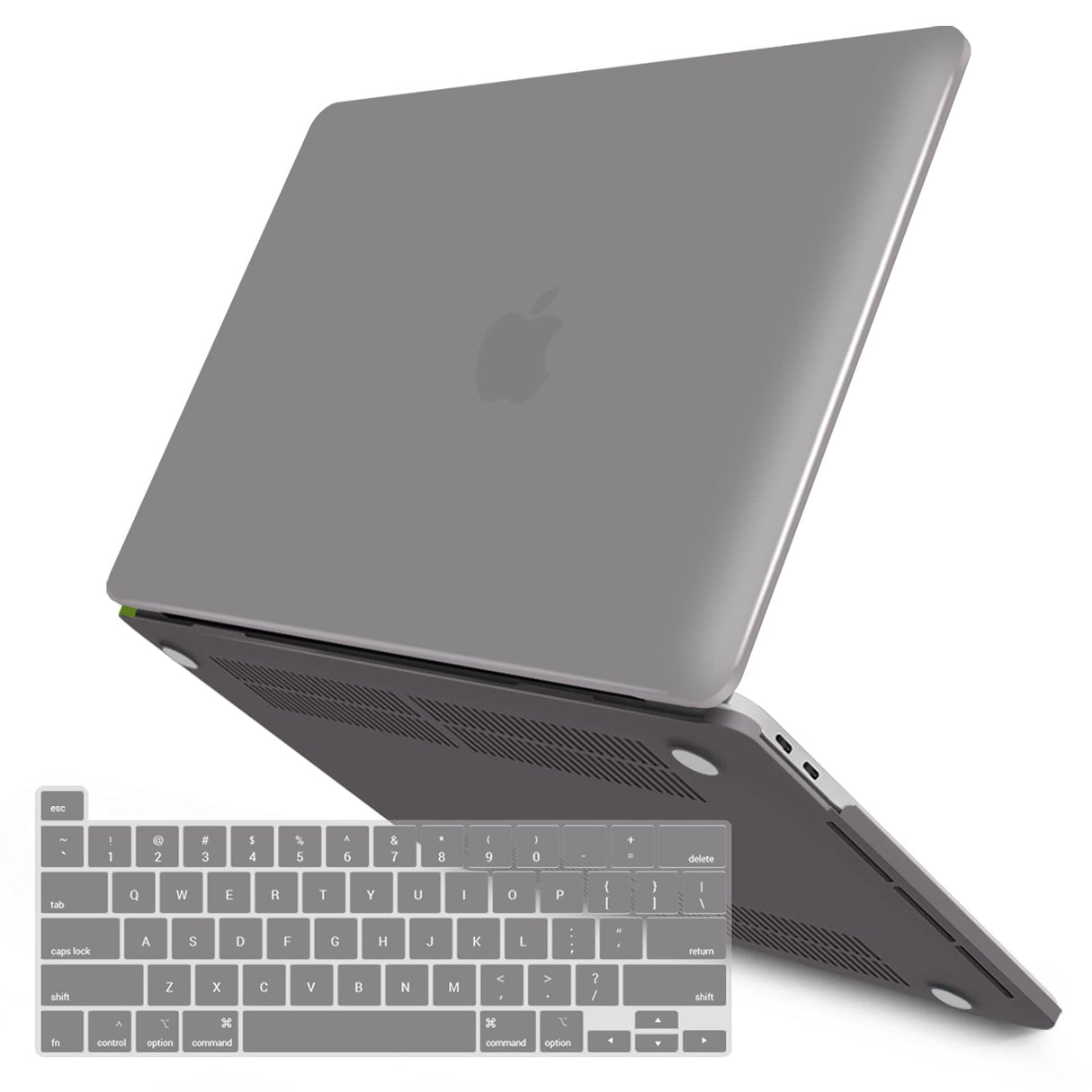 Frosted Hard Shell Cover with Keyboard Skin for 13-Inch MacBook Pro (2016-2023) - Fits M1/M2 Models A2338/A2289/A2251/A2159