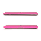 Vibrant Hot Pink Hard Shell Case with Keyboard Cover for MacBook Pro 13 (2016-2023) - Fits M1 & M2 Models - Rear View