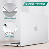 Protective Hardshell Case & Keyboard Cover for 14 MacBook Pro M2 A2779 & M1 A2442 (2021-2023) - White - Extra Image