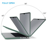 Midnight Green Hardshell Case with Keyboard Cover for 14 MacBook Pro M2 A2779 & M1 A2442 (2021-2023) - Top-Down View